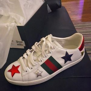 GUCCI Ace Embroided Sneaker